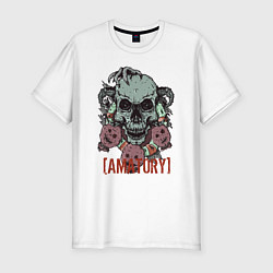 Футболка slim-fit Amatory, цвет: белый