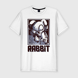 Футболка slim-fit Rabbit, цвет: белый