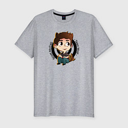 Футболка slim-fit Scott McCall, цвет: меланж