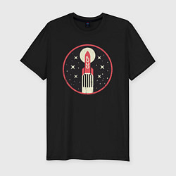 Футболка slim-fit USSR Space, цвет: черный