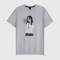 Футболка slim-fit Хаясэ Нагаторо, цвет: меланж