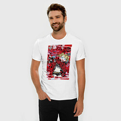 Футболка slim-fit Crazy Anime Harley Quinn, цвет: белый — фото 2