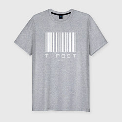 Футболка slim-fit T-FEST, цвет: меланж