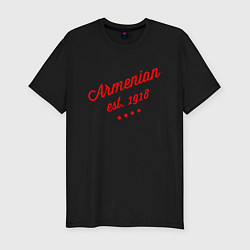 Футболка slim-fit Armenian 1918, цвет: черный