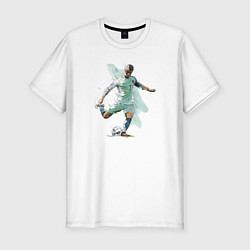 Мужская slim-футболка Ronaldo Striker Portugal Manchester United