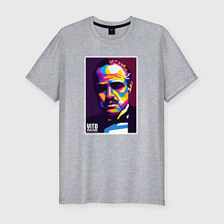 Футболка slim-fit Крёстный Отец The Godfather, цвет: меланж