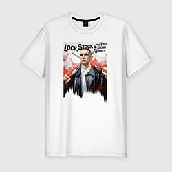 Футболка slim-fit Lock, Stock and Two Smoking Barrels Guy Ritchie, цвет: белый