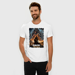 Футболка slim-fit FARCRY PRIMAL, цвет: белый — фото 2