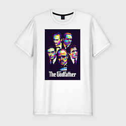 Футболка slim-fit Godfather крестный отец, цвет: белый