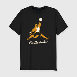 Футболка slim-fit I am the dude!, цвет: черный