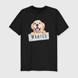 Футболка slim-fit Dog Wanted, цвет: черный