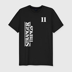 Футболка slim-fit STRANGER THINGS 11, цвет: черный