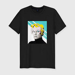 Футболка slim-fit Энди Уорхол Andy Warhol, цвет: черный