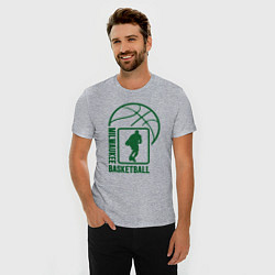 Футболка slim-fit Milwaukee Basketball, цвет: меланж — фото 2