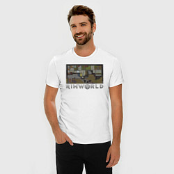 Футболка slim-fit Римворлд, цвет: белый — фото 2