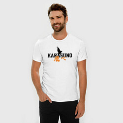 Футболка slim-fit KARASUNO КАРАСУНО, цвет: белый — фото 2