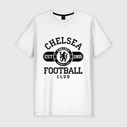 Футболка slim-fit Chelsea Football Club, цвет: белый