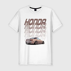 Футболка slim-fit Honda S2000, цвет: белый