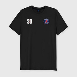 Мужская slim-футболка PSG Leo Messi 30 New 202223