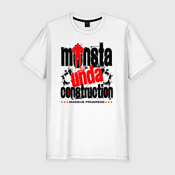 Мужская slim-футболка MONSTA CONSTRUCTION
