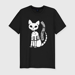 Футболка slim-fit Happy Halloween, цвет: черный