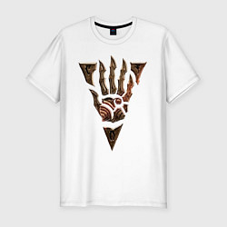 Мужская slim-футболка Символ Морровинда