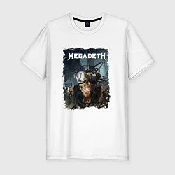 Футболка slim-fit Megadeth Poster Z, цвет: белый