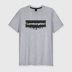 Футболка slim-fit Lamborghini - Flames, цвет: меланж