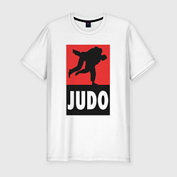 Футболка slim-fit Judo, цвет: белый