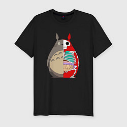 Мужская slim-футболка Totoro Inside