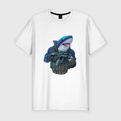 Мужская slim-футболка Водный спецназ