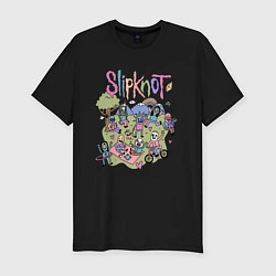 Футболка slim-fit SLIPKNOT, цвет: черный