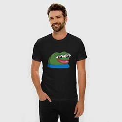 Футболка slim-fit Pepe happy Пепе хеппи, цвет: черный — фото 2