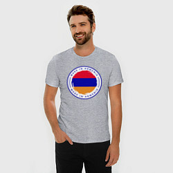 Футболка slim-fit Сделано в Армении, цвет: меланж — фото 2