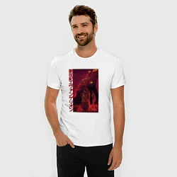 Футболка slim-fit ЕВАНГЕЛИОН РОБОТ EVANGELION ROBOT, цвет: белый — фото 2