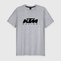 Мужская slim-футболка КТМ МОТОКРОСС KTM RACING