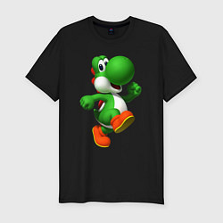 Мужская slim-футболка 3d Yoshi