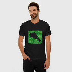 Футболка slim-fit Armenia Green, цвет: черный — фото 2