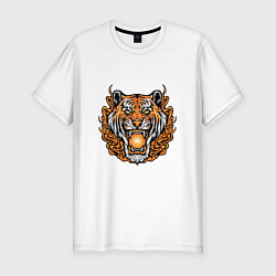 Футболка slim-fit Magic - Tiger, цвет: белый