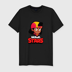 Футболка slim-fit Meg BrawlStars, цвет: черный