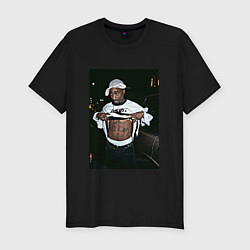 Футболка slim-fit Legends Never Die 2Pac, цвет: черный