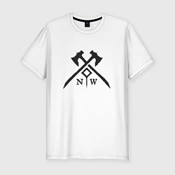 Футболка slim-fit Logo New World, цвет: белый