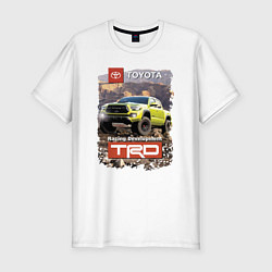 Мужская slim-футболка Toyota Racing Development mountains competition