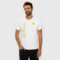 Футболка slim-fit WU TANG CLAN LOGO YELLOW, цвет: белый — фото 2