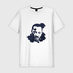 Мужская slim-футболка Мартин Лютер