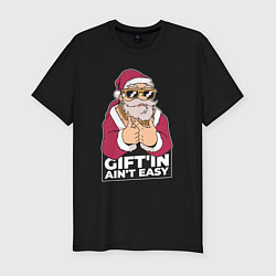 Футболка slim-fit Santa Gangster, цвет: черный