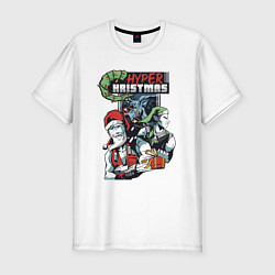 Футболка slim-fit Hyper Christmas, цвет: белый