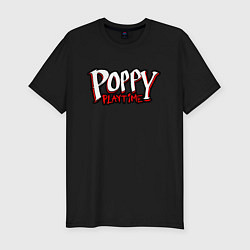 Футболка slim-fit Poppy Playtime: Logo, цвет: черный