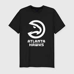 Мужская slim-футболка Атланта Хокс, Atlanta Hawks