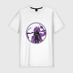 Мужская slim-футболка ТартальяTartaglia Genshin Impact